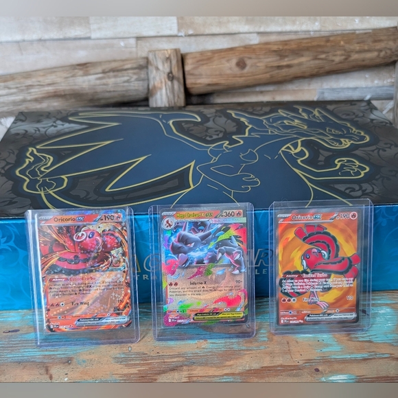 Mega Charizard X Ex Ultra Premium Collection W Promo Card #023 W Extra 3 Cards - Picture 6 of 15